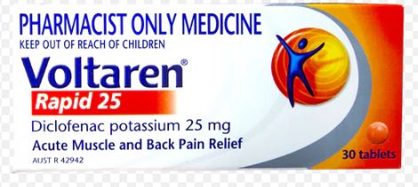 Thumbnail for Voltaren Rapid 25mg Tablets 30