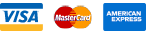 Credit Card Logos Visa, Mastercard and AMEX